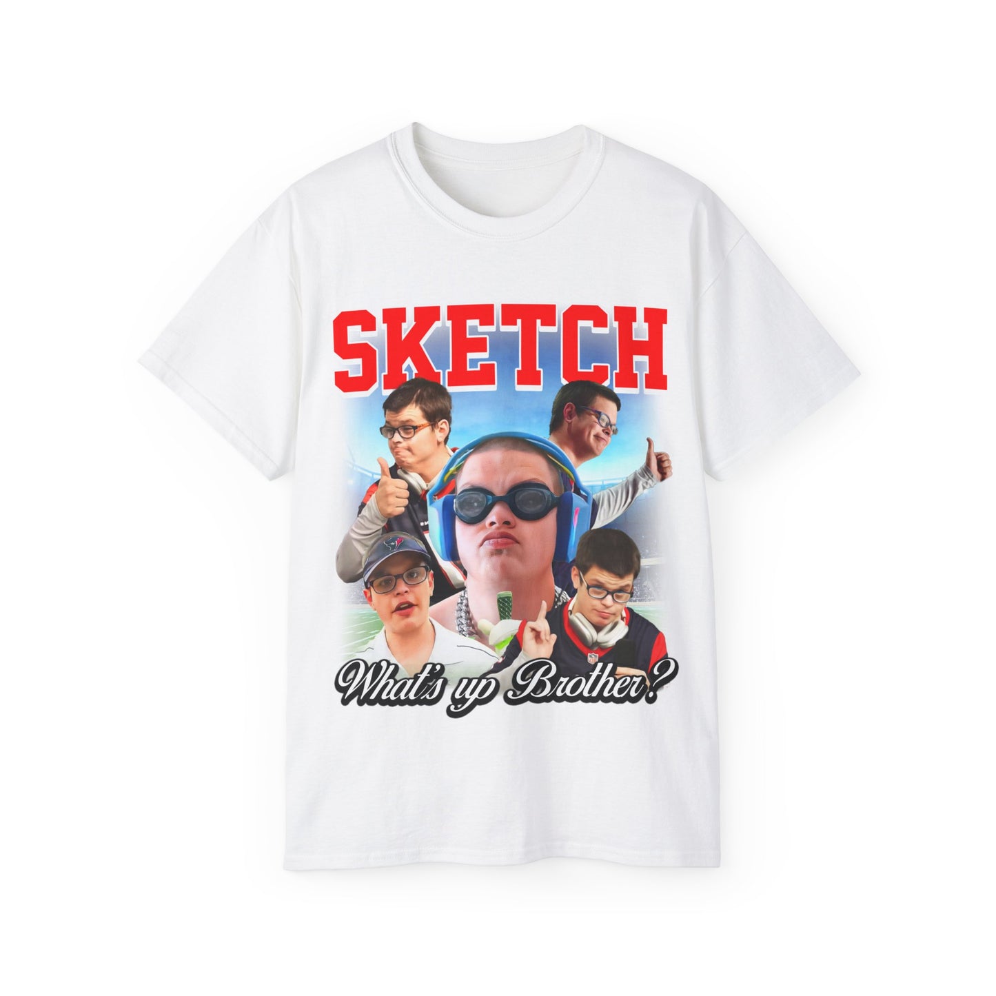 Sketch "What's Up Brother?" | T-Shirt