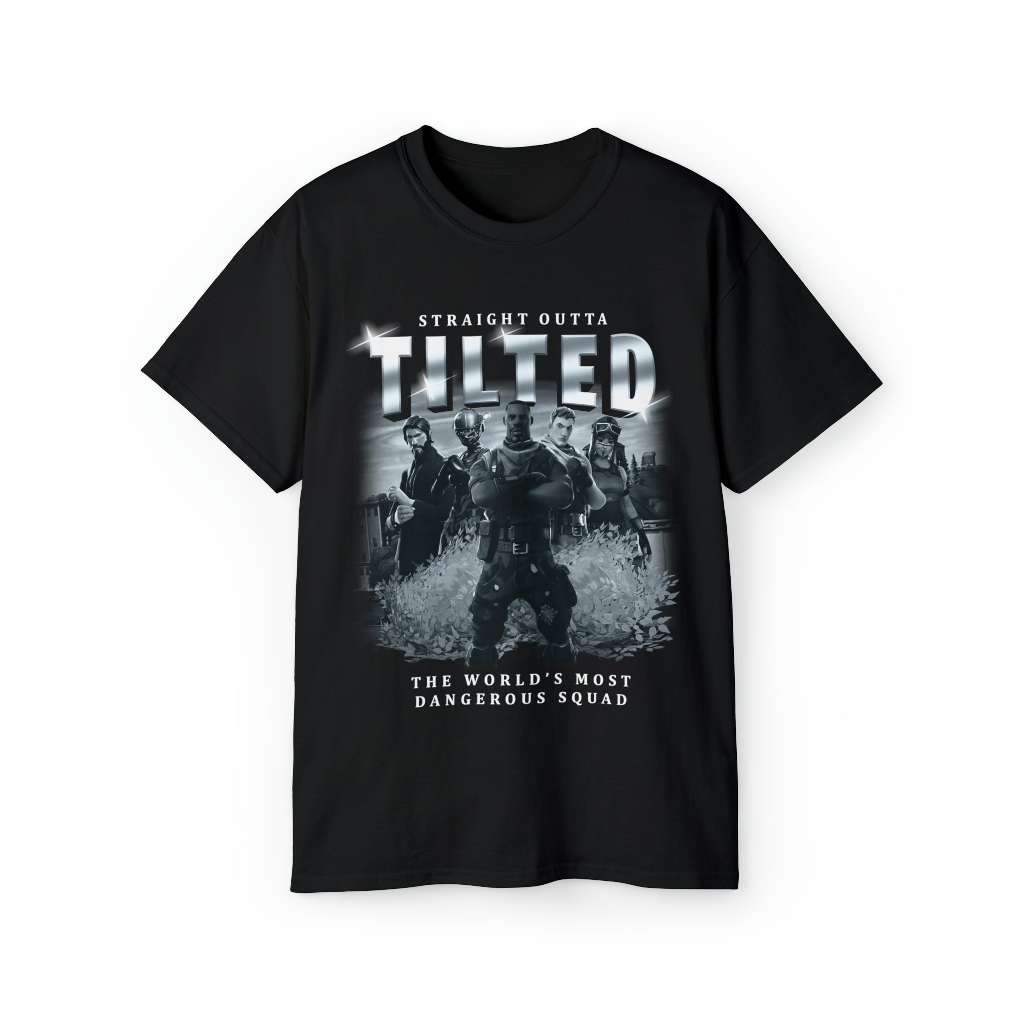 Straight Outta Tilted Fortnite | T-Shirt – bussinapparel